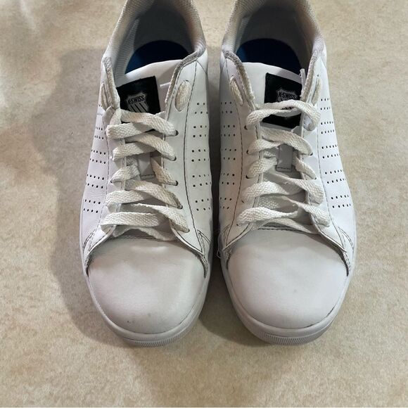 K Swiss Court Casper white shoes men’s size 8 low top - Picture 2 of 8
